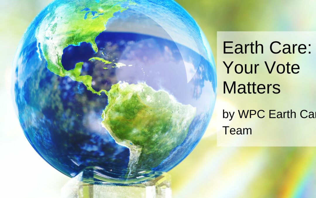 Earth Care: Your vote matters