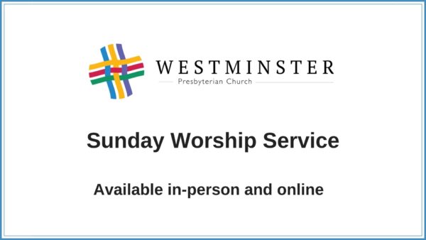 In-person & Online Sunday Worship Image