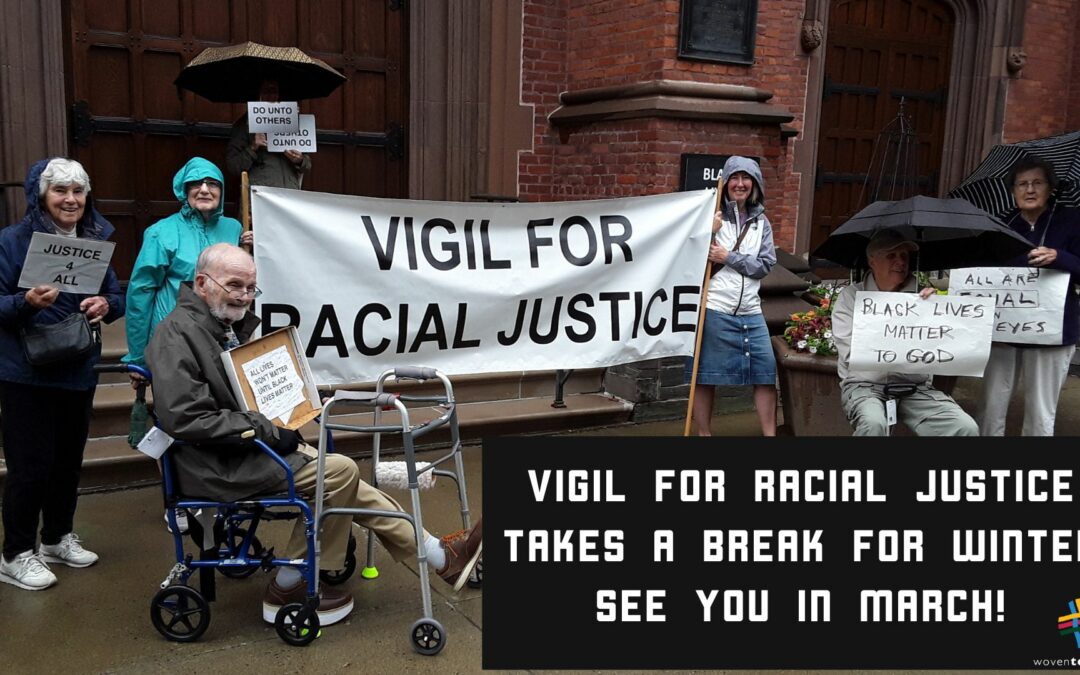 Vigil for Racial Justice Takes a Winter Break Until March 2023